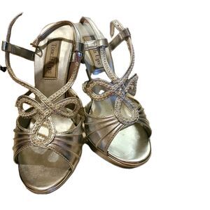 Silver Prom Heels | Women's Size 6